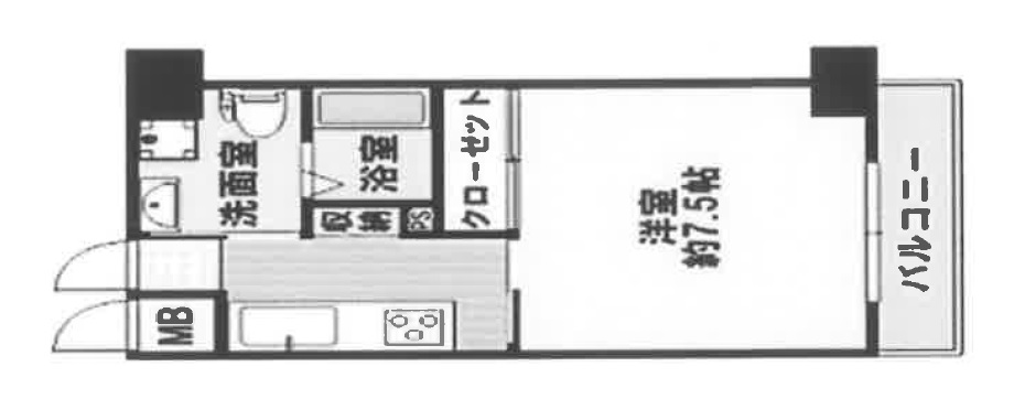 エグゼ西大阪の間取り写真