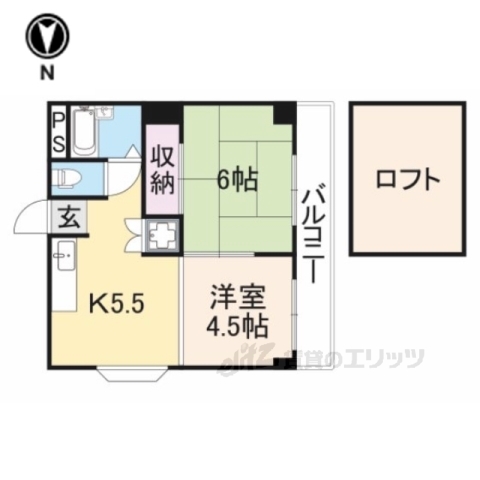 CITYPALACE21郡山九条パート1の間取り写真