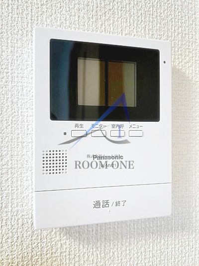 セキュリティ　モニター付きインターホンです。