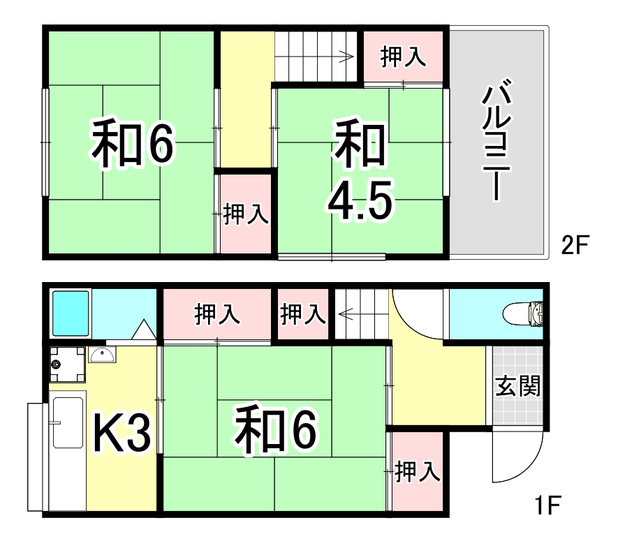 東垂水2丁目戸建の間取り写真