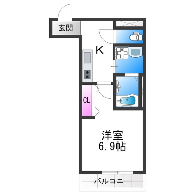 フジパレス平野郷I番館の間取り写真