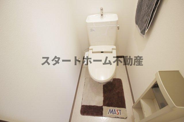 トイレ　ゆったりとした空間のトイレです