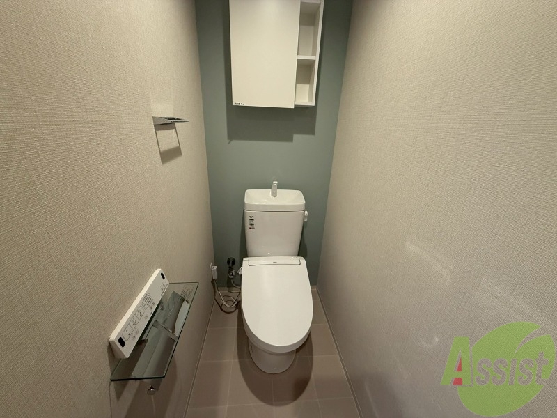 トイレ　トイレはウォシュレット付きです。シャワートイレは嬉しいですね