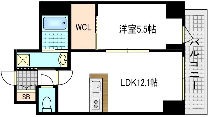 ファーストコート御池新町の間取り写真