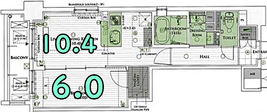エステムプラザ名古屋D.C.2027の間取り写真