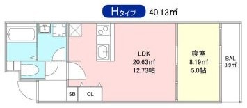 La Fite GOSHOKITA IIの間取り写真