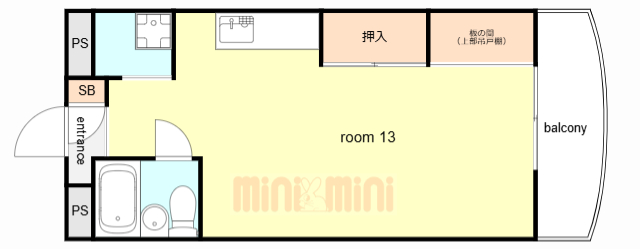 マンション和光の間取り写真