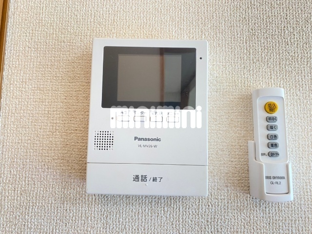 セキュリティ　ＴＶ付きインターホンです。