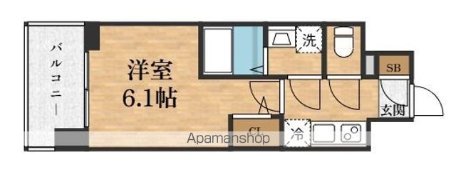 ＪＲおおさか東線 城北公園通駅 徒歩7分 12階建 新築の間取り写真