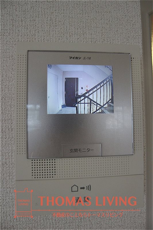 セキュリティ　来客確認ができるTVモニターホンです。