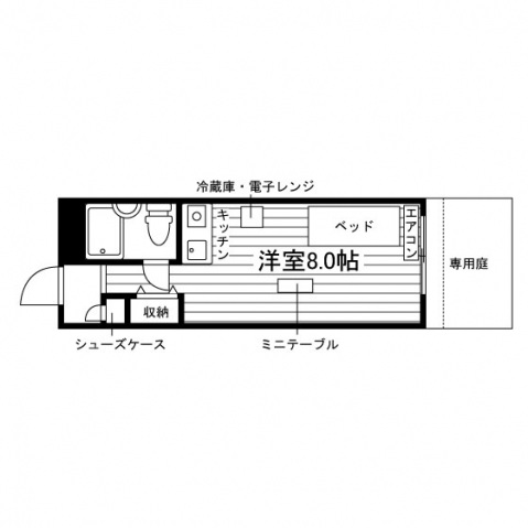 グランデ西京極の間取り写真
