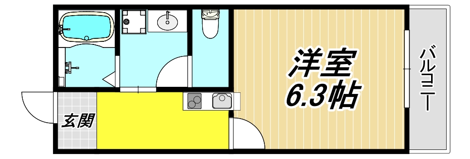 尼崎市塚口町のマンションの間取り