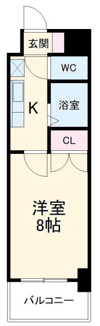 名古屋市港区港陽のマンションの間取り