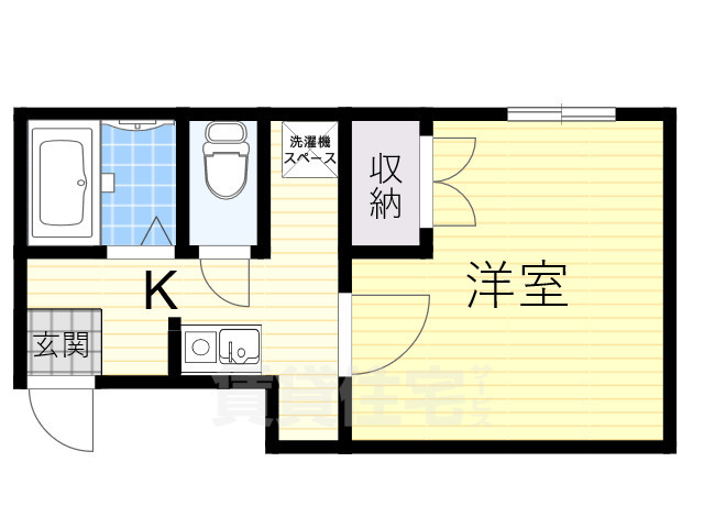 高槻市京口町のマンションの間取り