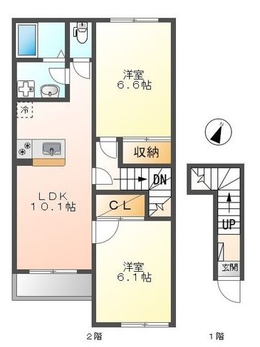 ラフォーレの間取り