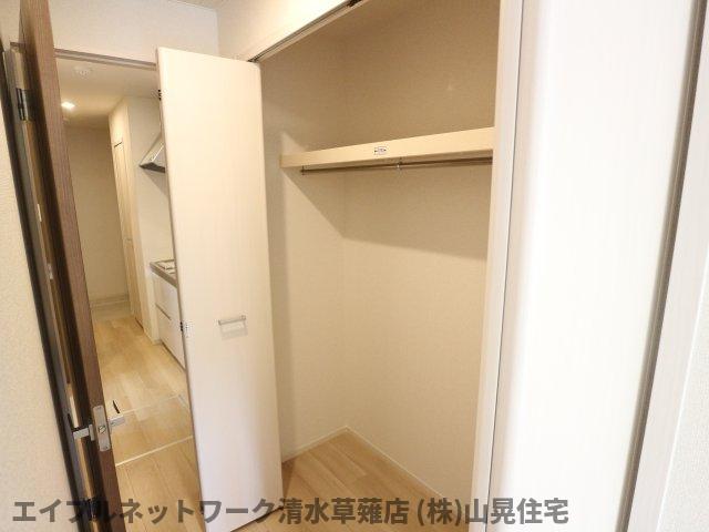 収納　たっぷりとした収納スペースです
