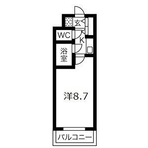 ダイアパレス姫路大手前通西の間取り