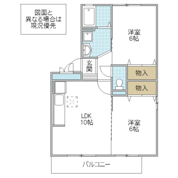 サニーハウス　IIの間取り