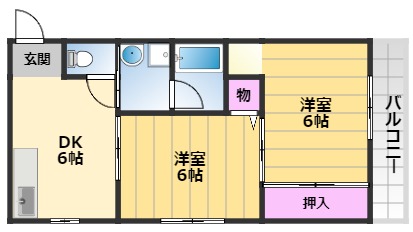 ラフィーネ三国の間取り