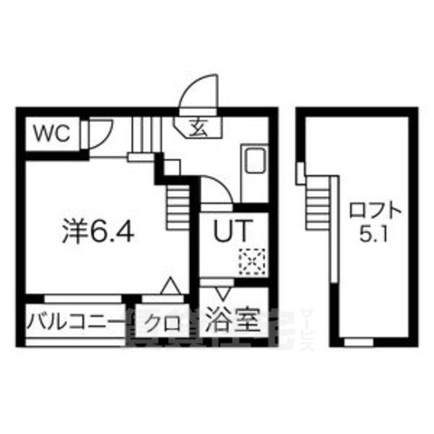 名古屋市昭和区御器所のアパートの間取り