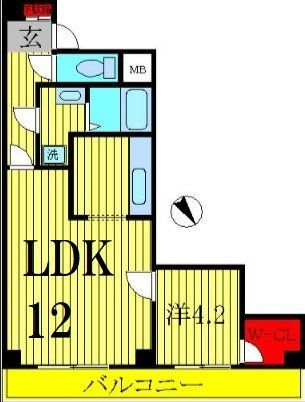 柏市東のマンションの間取り