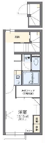 レオパレスリッチＭの間取り