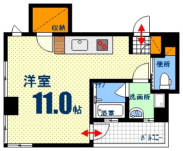 住吉町Mビルの間取り