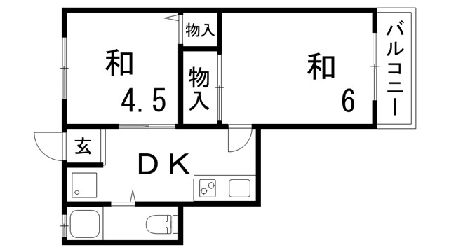 氷室ハイツの間取り