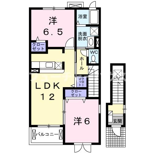 プレッソメテオールＢの間取り