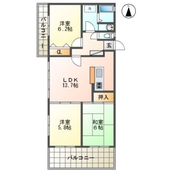 第二大幸堂マンションの間取り