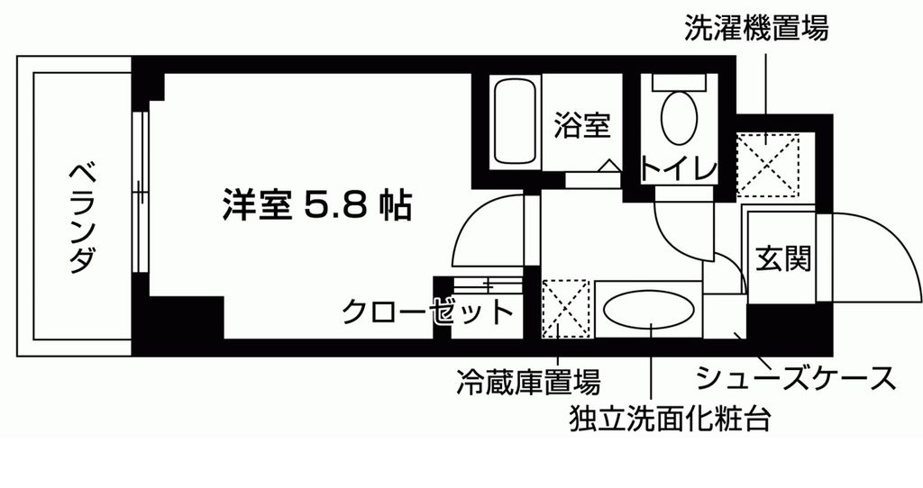 ウエリスアイビー門戸厄神の間取り