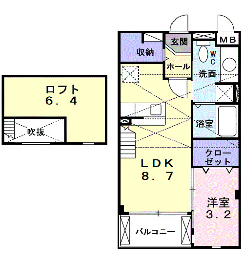 和泉市万町のマンションの間取り