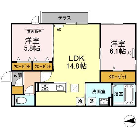 シュプレムの間取り