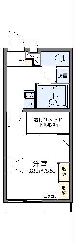 レオパレスＦｕｅｎｔｅ　IIの間取り