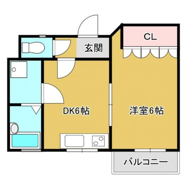 要Vマンションの間取り