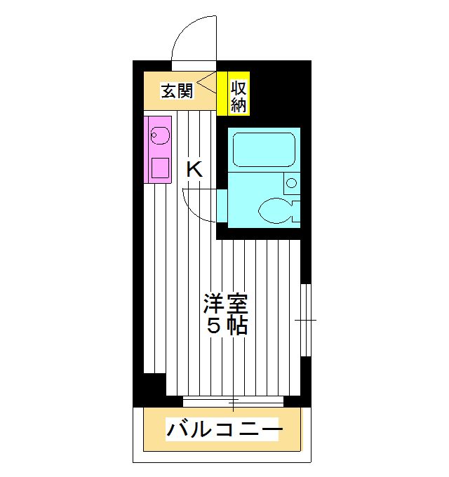 練馬区中村北のマンションの間取り