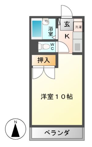 カシキレジデンスI・IIの間取り