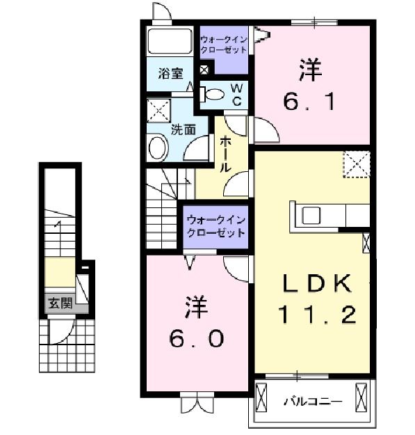 クレアの間取り