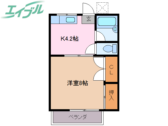 リベラル明野の間取り