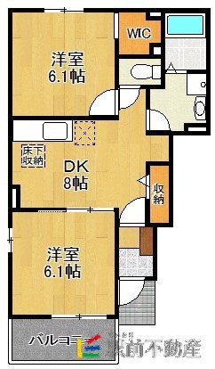 カーサ・エルシア　Iの間取り