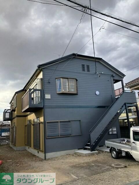 野田市野田のアパートの建物外観