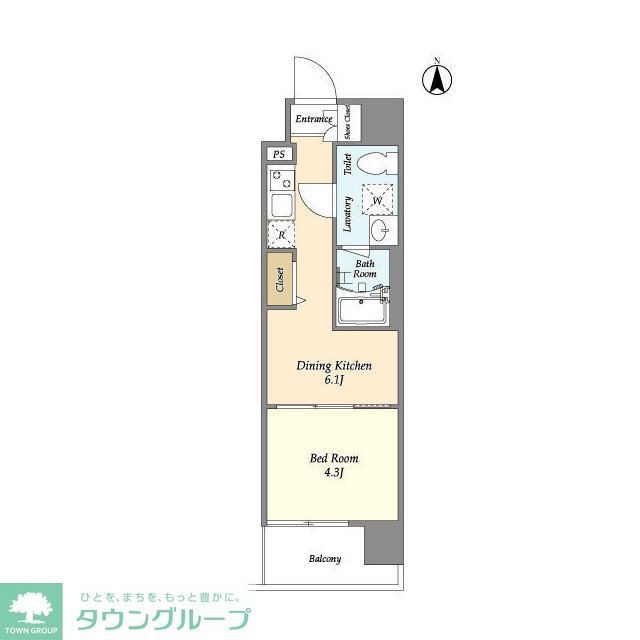 江東区大島のマンションの間取り