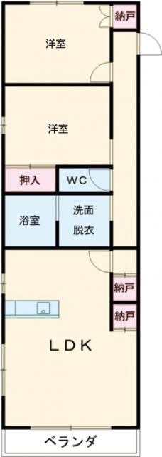 メゾンドKの間取り