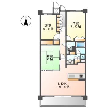 グリーンシティ葵の間取り