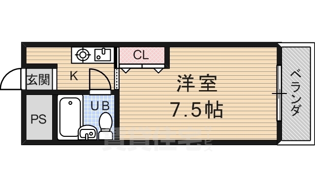 グラフィーネ向島（旧ユンヌペルソンヌ）の間取り