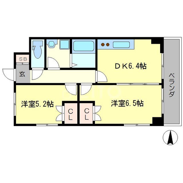 イースト創染舎の間取り