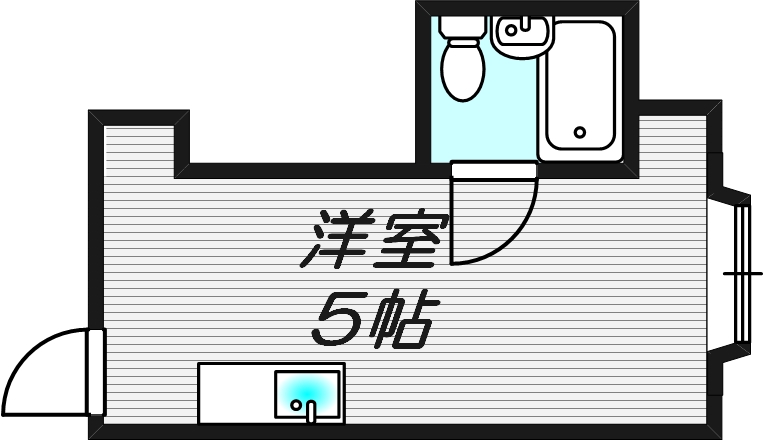 大阪市都島区都島本通のマンションの間取り