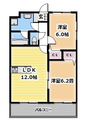 北群馬郡吉岡町大字下野田のマンションの間取り