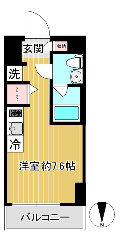 クラリッサ横浜ロッソの間取り