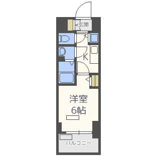 【プレサンス天満橋チエロの間取り】